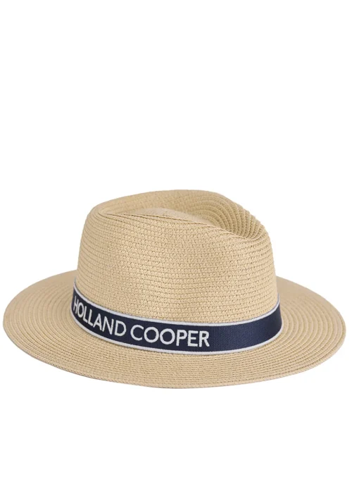 Francesca Hat - Natural Navy