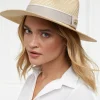 Francesca Hat - Natural and Taupe