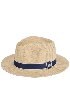 Francesca Hat - Natural Navy