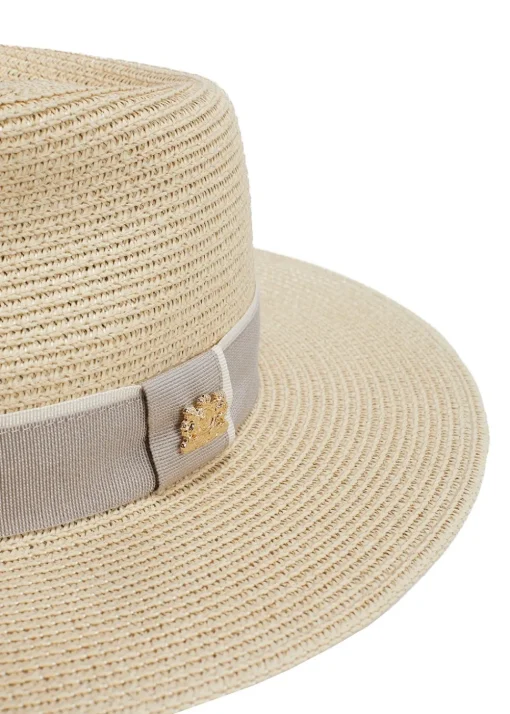 Francesca Hat - Natural and Taupe