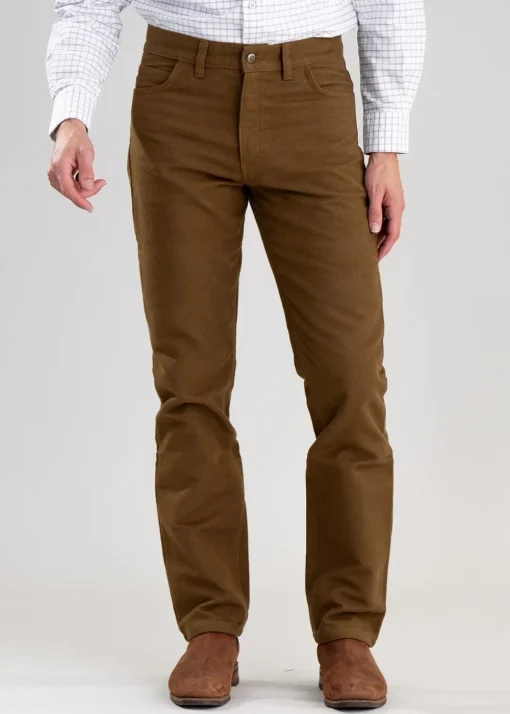 Gateshaw Moleskin Jeans - Camel