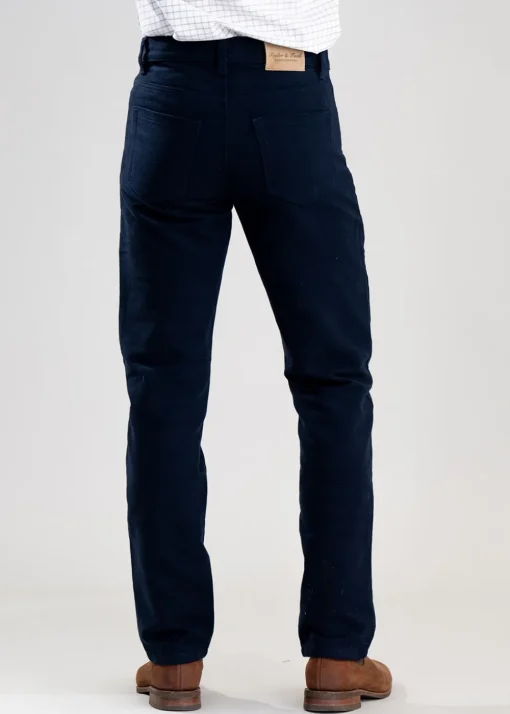 Gateshaw Moleskin Jeans - Indigo