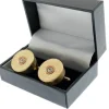 Gold Plated Cartridge Cufflinks - Gold