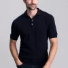 Gordon 1 Ply Polo Shirt - Navy