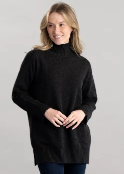 Gracelan High Neck - Charcoal