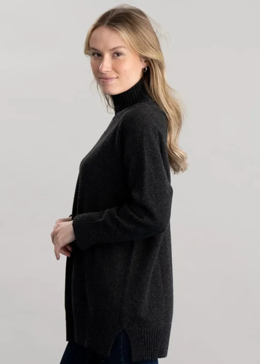 Gracelan High Neck - Charcoal