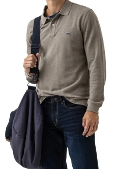 Gunn Long Sleeved Polo - Latte