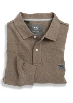 Gunn Long Sleeved Polo - Latte