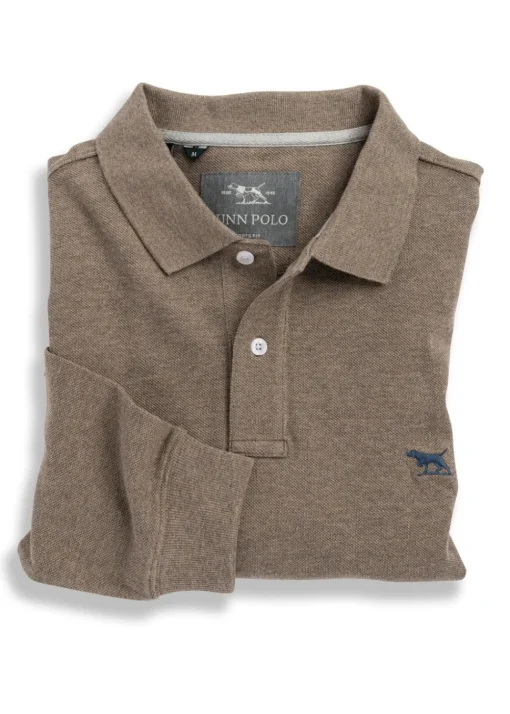Gunn Long Sleeved Polo - Latte