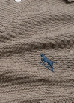 Gunn Long Sleeved Polo - Latte