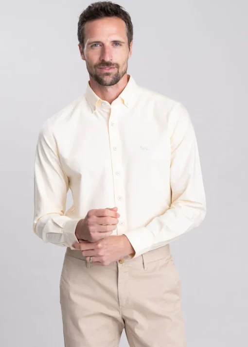 Gunn Oxford Shirt - Lemon