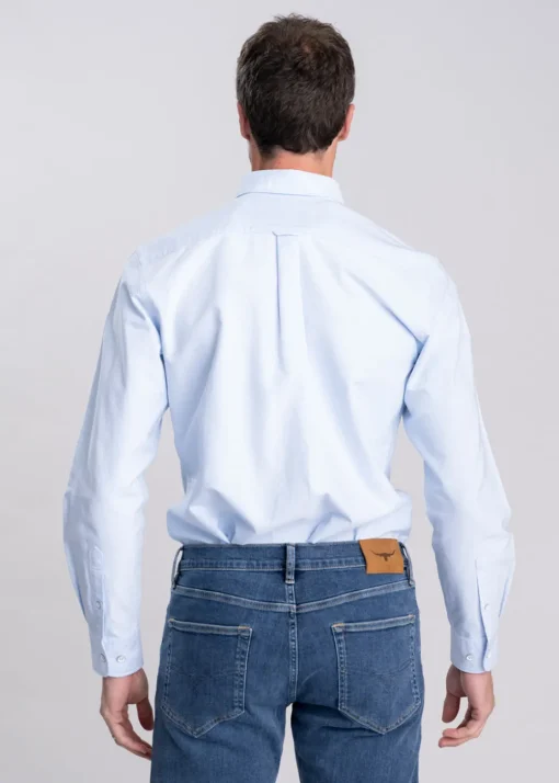 Gunn Oxford Shirt - Powder Blue