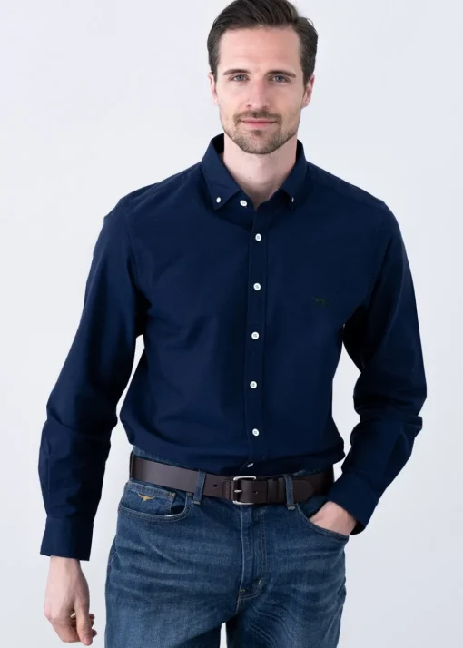 Gunn Oxford Shirt - Navy