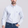 Gunn Oxford Striped Shirt - Horizon