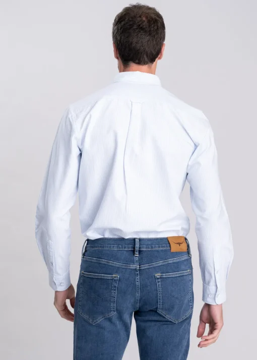 Gunn Oxford Striped Shirt - Capri