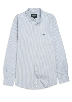 Gunn Oxford Striped Shirt - Horizon