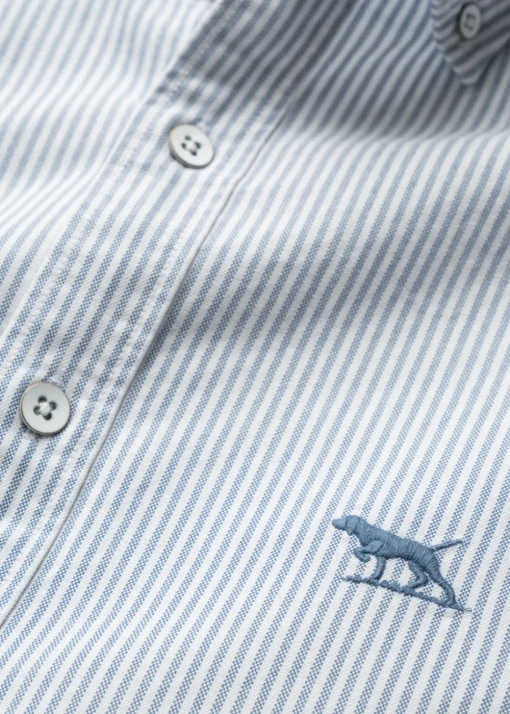 Gunn Oxford Striped Shirt - Horizon