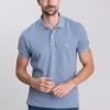 Gunn Polo - Steel Blue