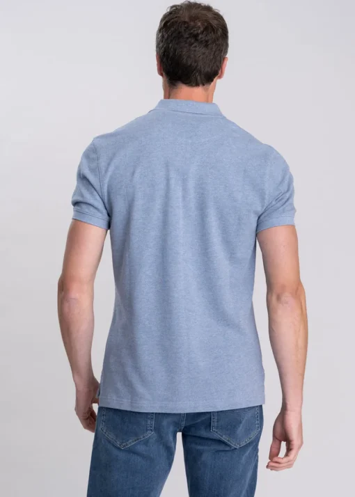 Gunn Polo - Steel Blue