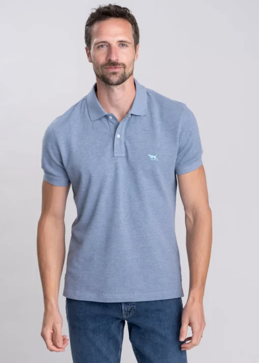 Gunn Polo - Steel Blue