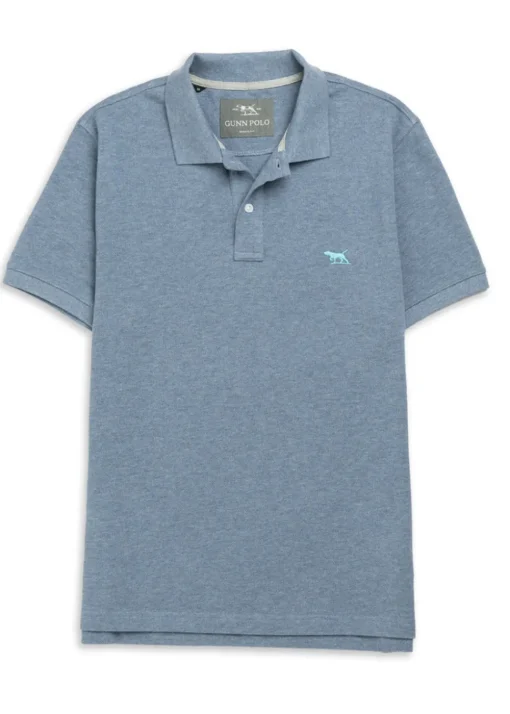 Gunn Polo - Steel Blue