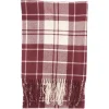Hailes Tartan Scarf - Cabernet