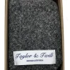 Harris Tweed Pocket Square - Dark Grey