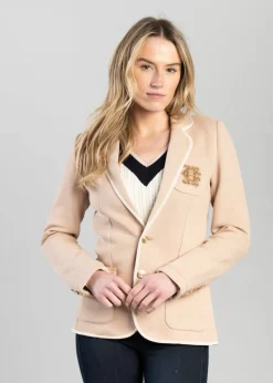Henley Blazer - Camel