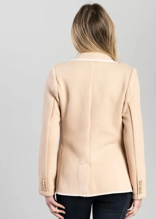 Henley Blazer - Camel