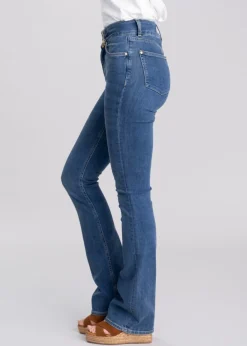 High Rise Flared Jeans - Denim