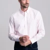 Holme Striped Shirt - Mauve Blush