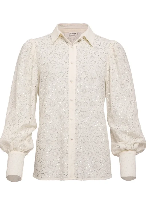 Iona Lace Shirt - Ivory