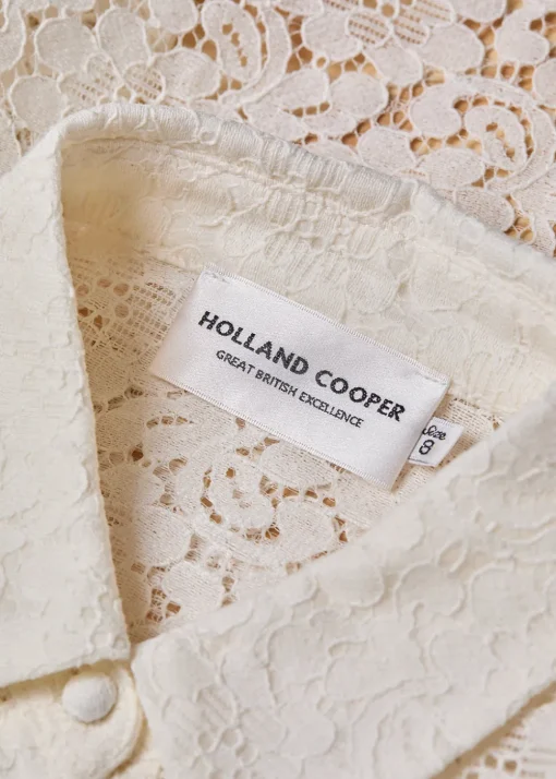 Iona Lace Shirt - Ivory