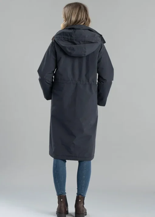 Iris Waterproof Jacket - Dark Navy, Light Sand and Military Brown