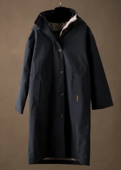 Iris Waterproof Jacket - Dark Navy, Light Sand and Military Brown