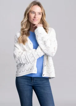 Isla Knitted Cardigan - Cloud