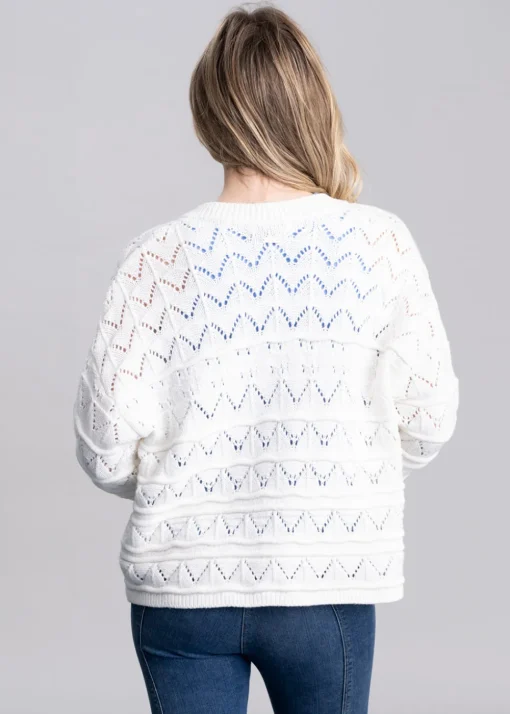 Isla Knitted Cardigan - Cloud
