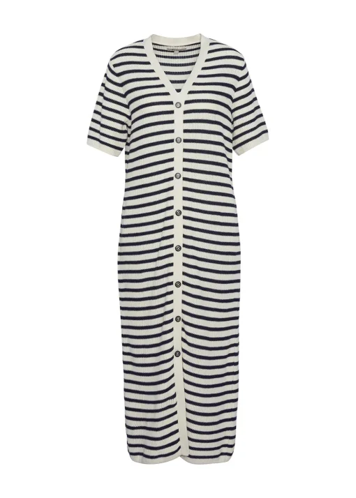 Isla Knitted Midi Dress - Multi Stripe
