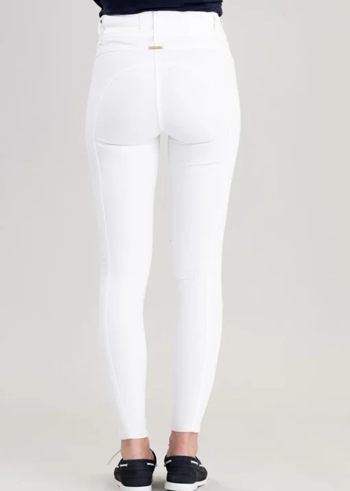 Jodhpur Jeans - White