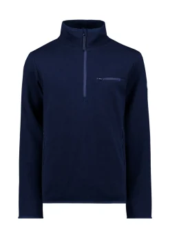 Jonte T-Neck Windproof Sweater - Navy