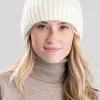Jude Cashmere Beanie - White Undyed
