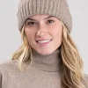 Jude Cashmere Beanie - Dark Natural