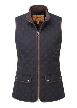 Ladies Quilted Gilet - Midnight