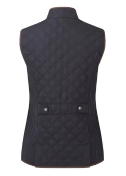 Ladies Quilted Gilet - Midnight