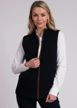 Lambswool Aerobloc Gilet - Navy