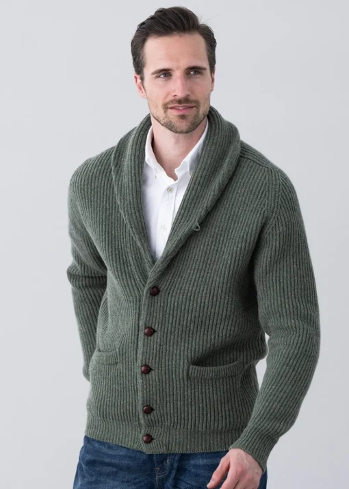 Lambswool Windsor Shawl Jacket - Landscape
