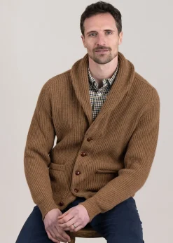 Lambswool Windsor Shawl Jacket - Driftwood