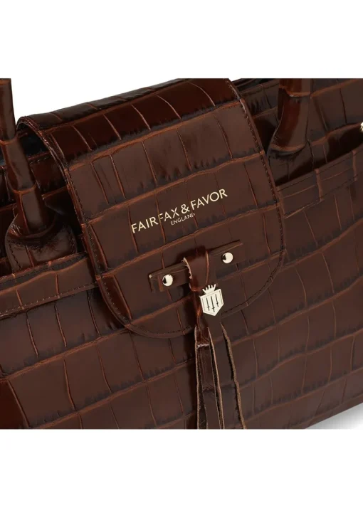 Leather Windsor Handbag - Conker