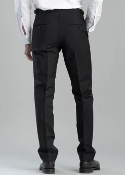 Leo Tuxedo Trousers - Black