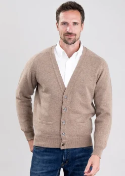 Leven 2 Ply Lambswool Cardigan - Colt